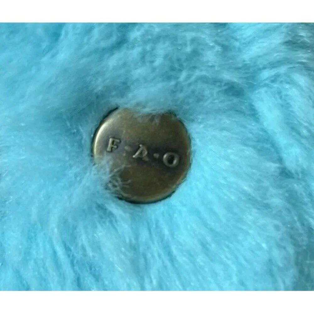 FAO Schwarz Milkshake Plush Blue Stuffed Toy Macaron Heart 2022 MerchSource